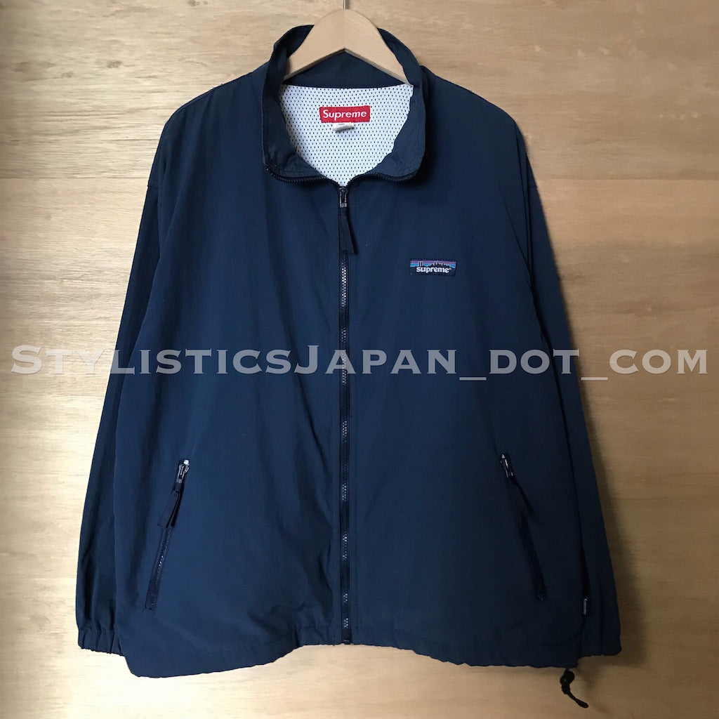 Supreme Vintage 'Patagonia' Nylon Zip-up Jacket Navy L