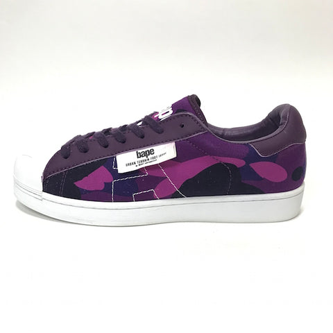 bape shoes purple