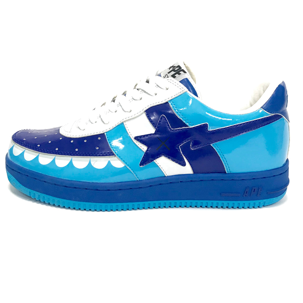 blue bape shoes