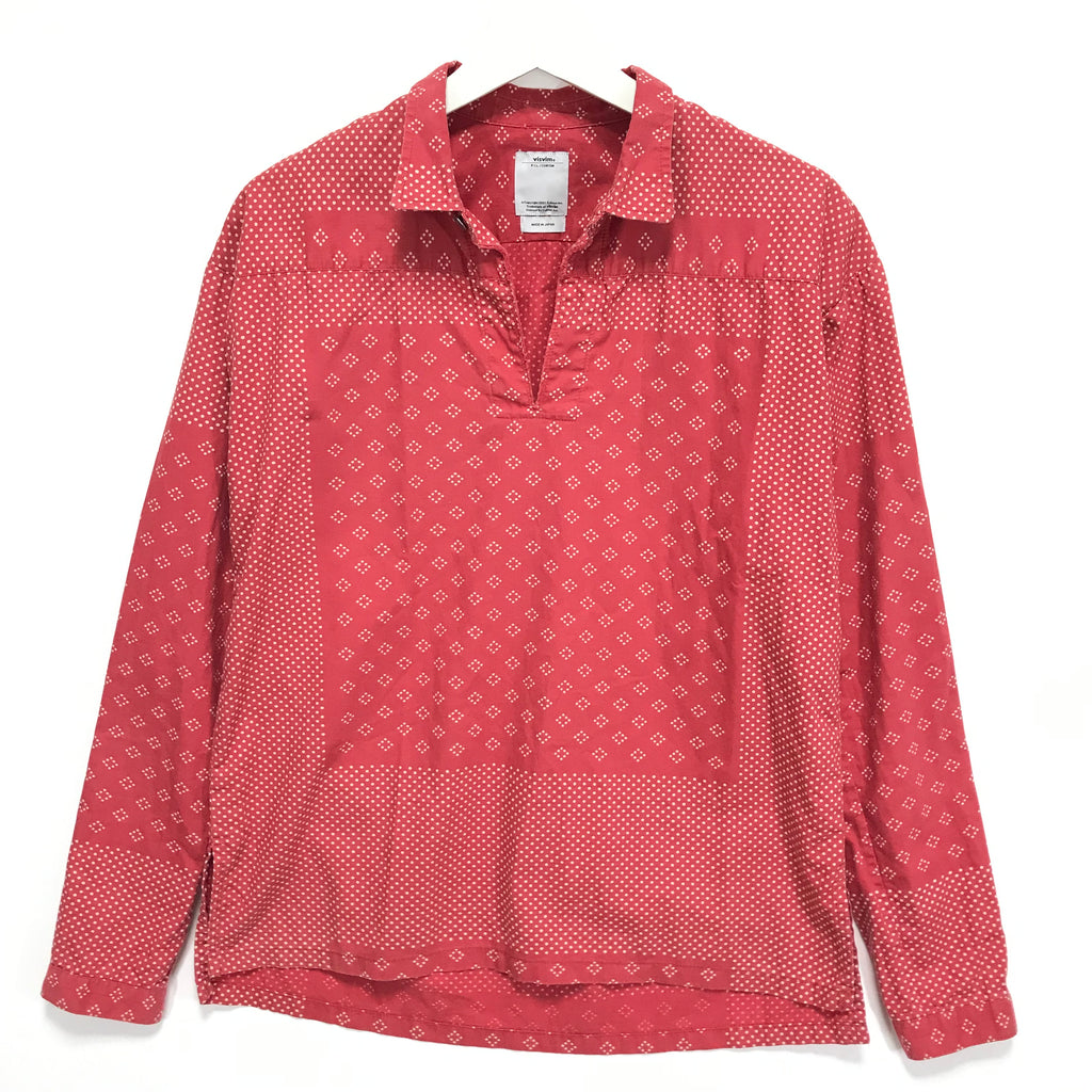 VISVIM KERCHIEF DOTS TUNIC SHIRT | labiela.com