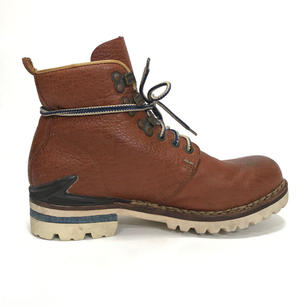 9] Visvim Zermatt Boots Folk Leather Brown – StylisticsJapan.com