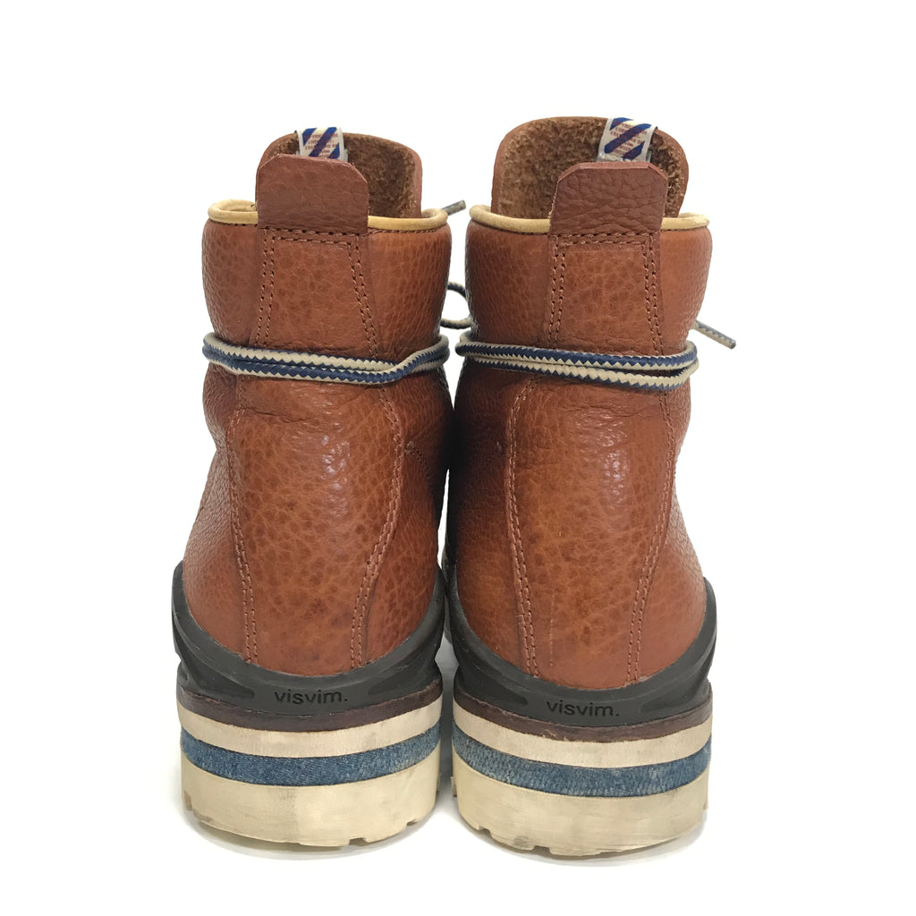 9] Visvim Zermatt Boots Folk Leather Brown – StylisticsJapan.com