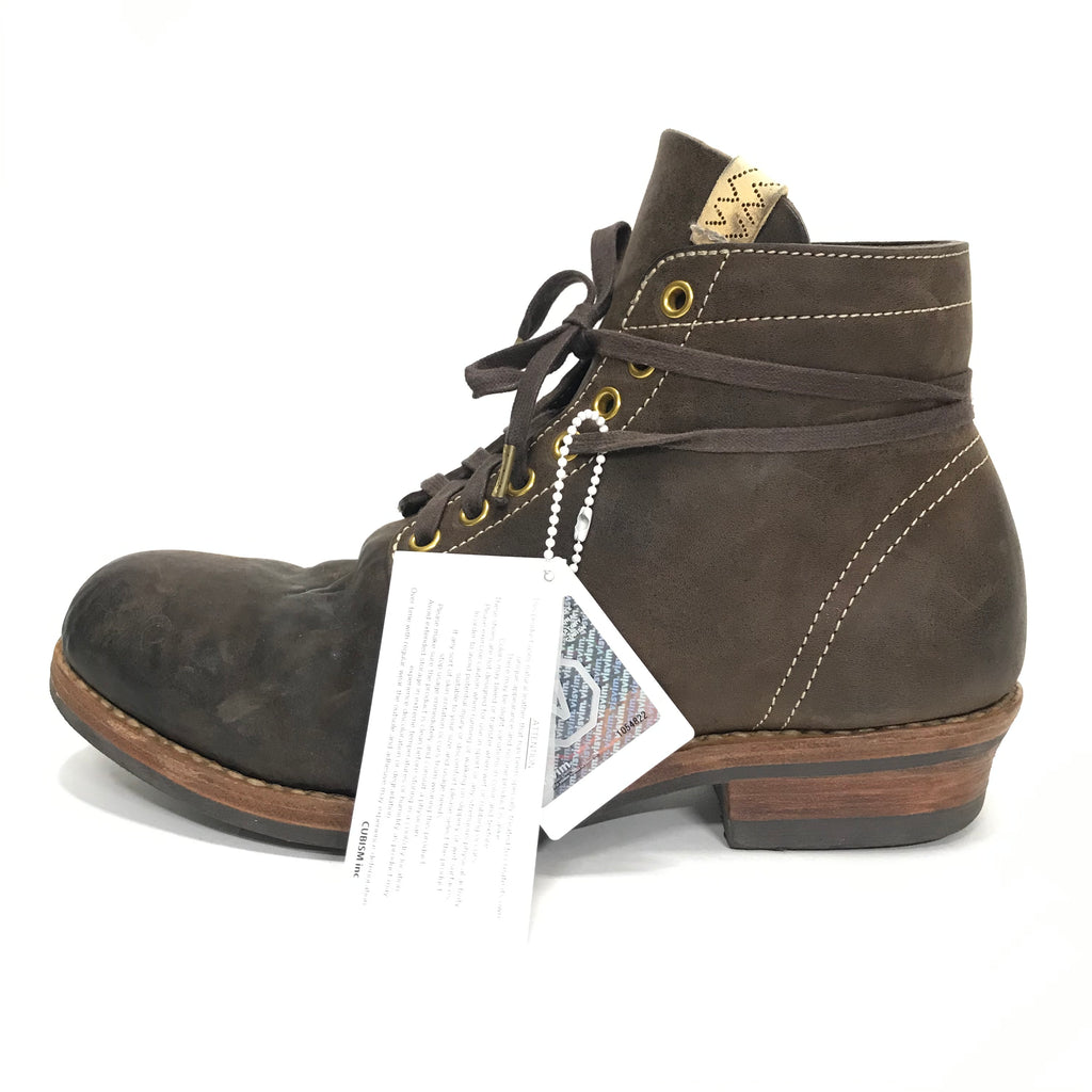 VISVIM BRIGADIER BOOTS MID-FOLK DK.BROWN | gulatilaw.com