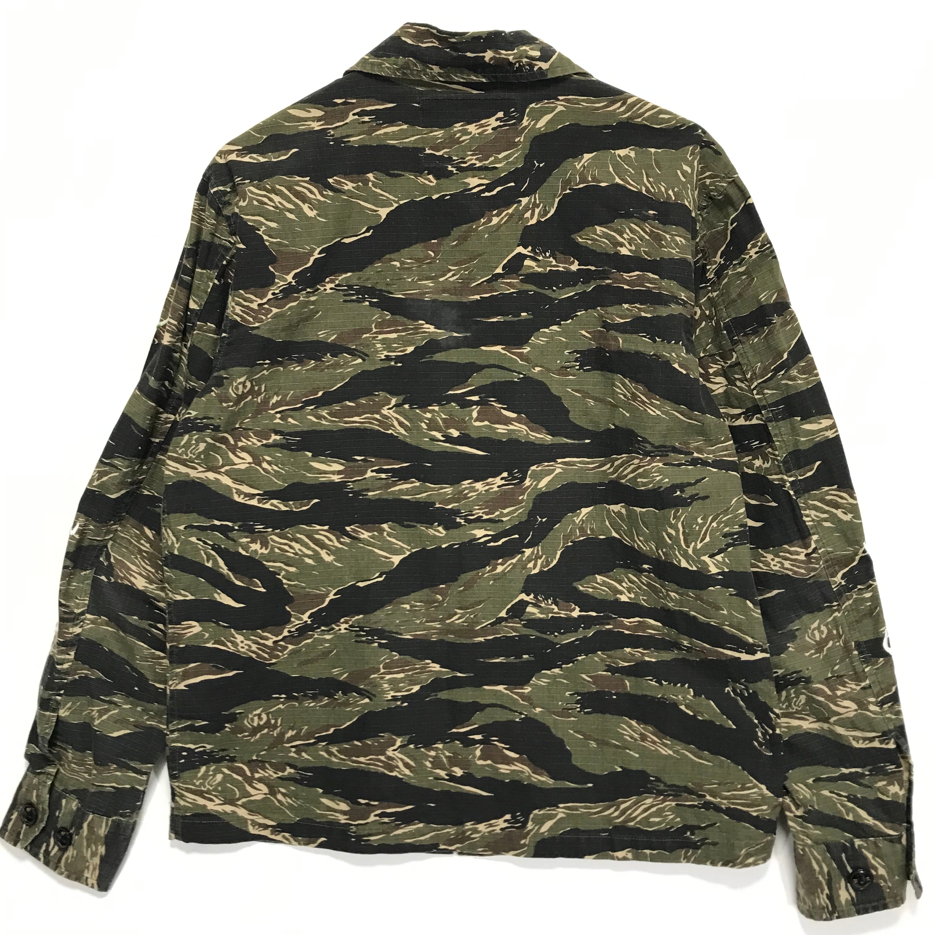 [L] Neighborhood 16SS Souvenir Tiger Camo Ripstop Cotton Jacket