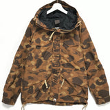 L] A Bathing Ape Bape Camo Snowboard Jacket Brown