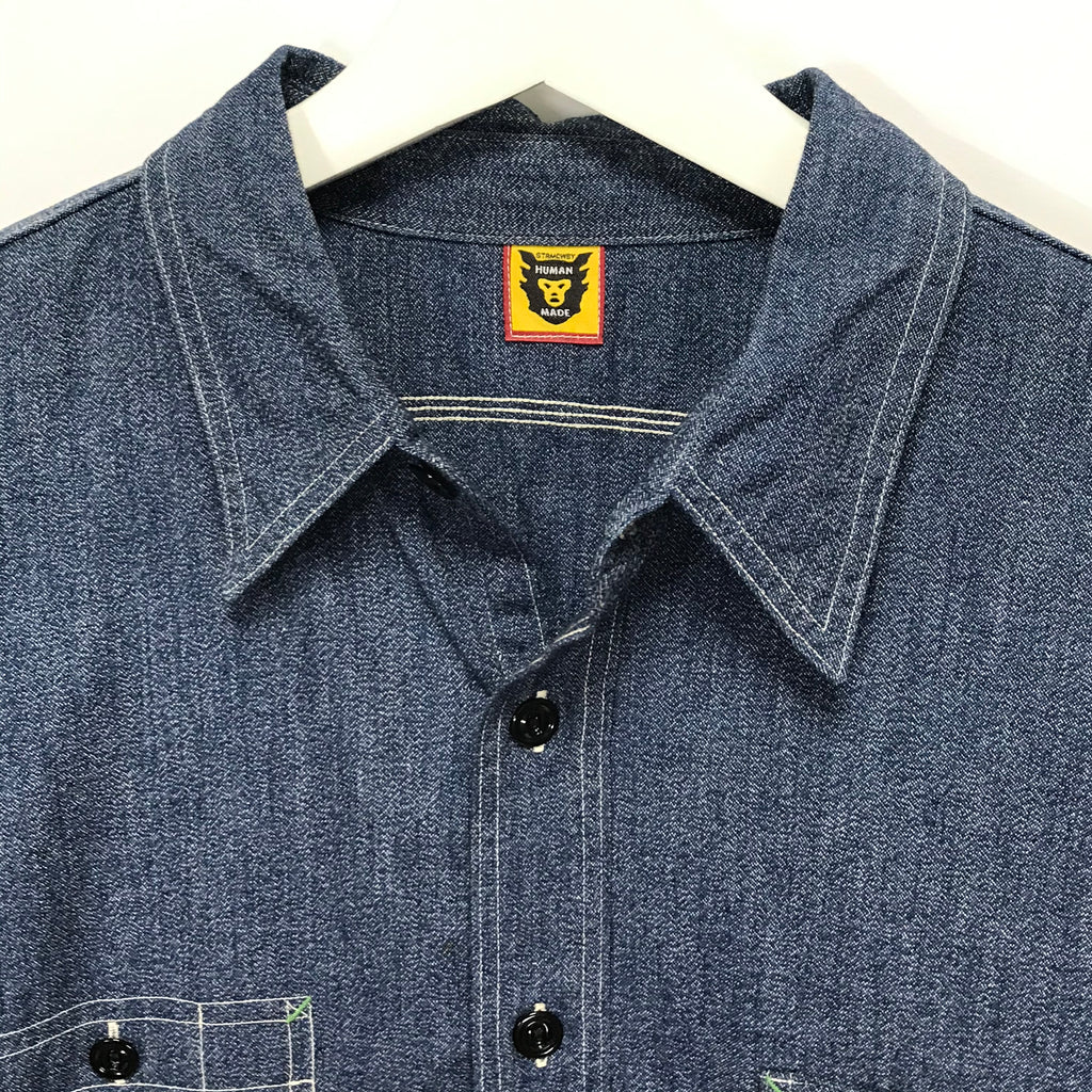 L] Human Made Chambray L/S Shirt Indigo – StylisticsJapan.com