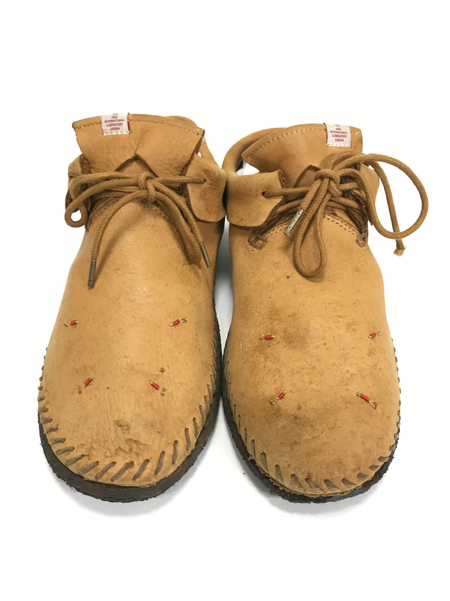 独立を宣言 Visvim Maliseet-Folk スエード レザー フリンジ シューズ