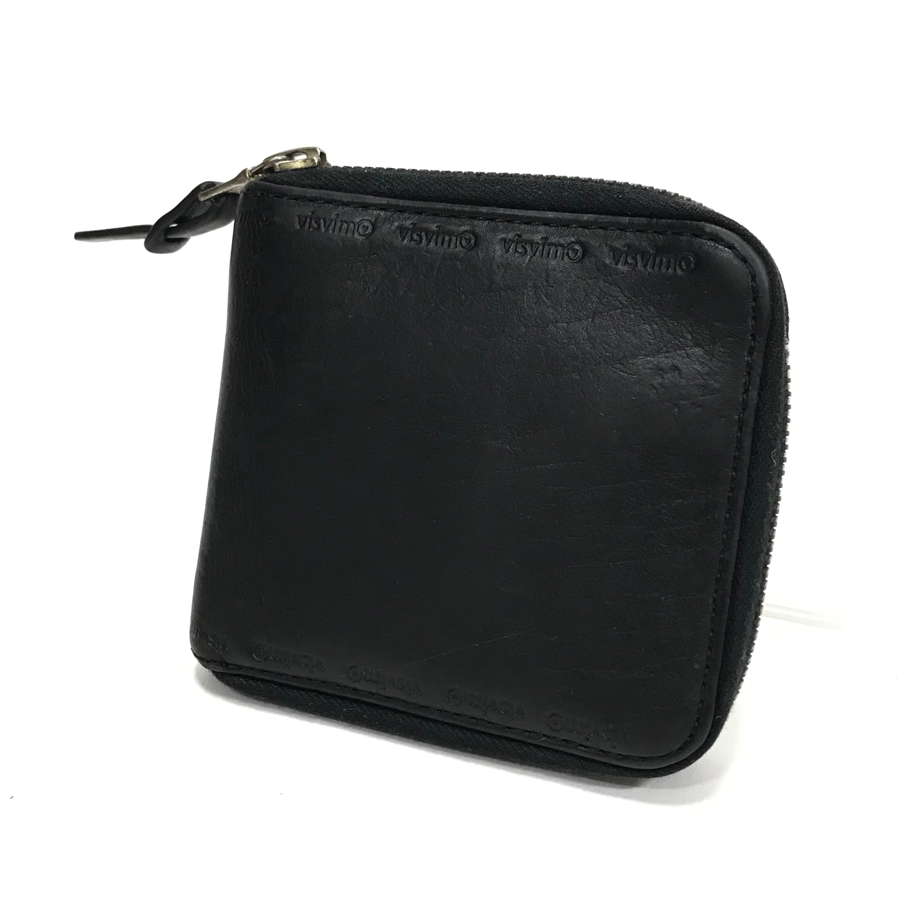 Visvim Leather Bi-Fold Zip Wallet – StylisticsJapan.com