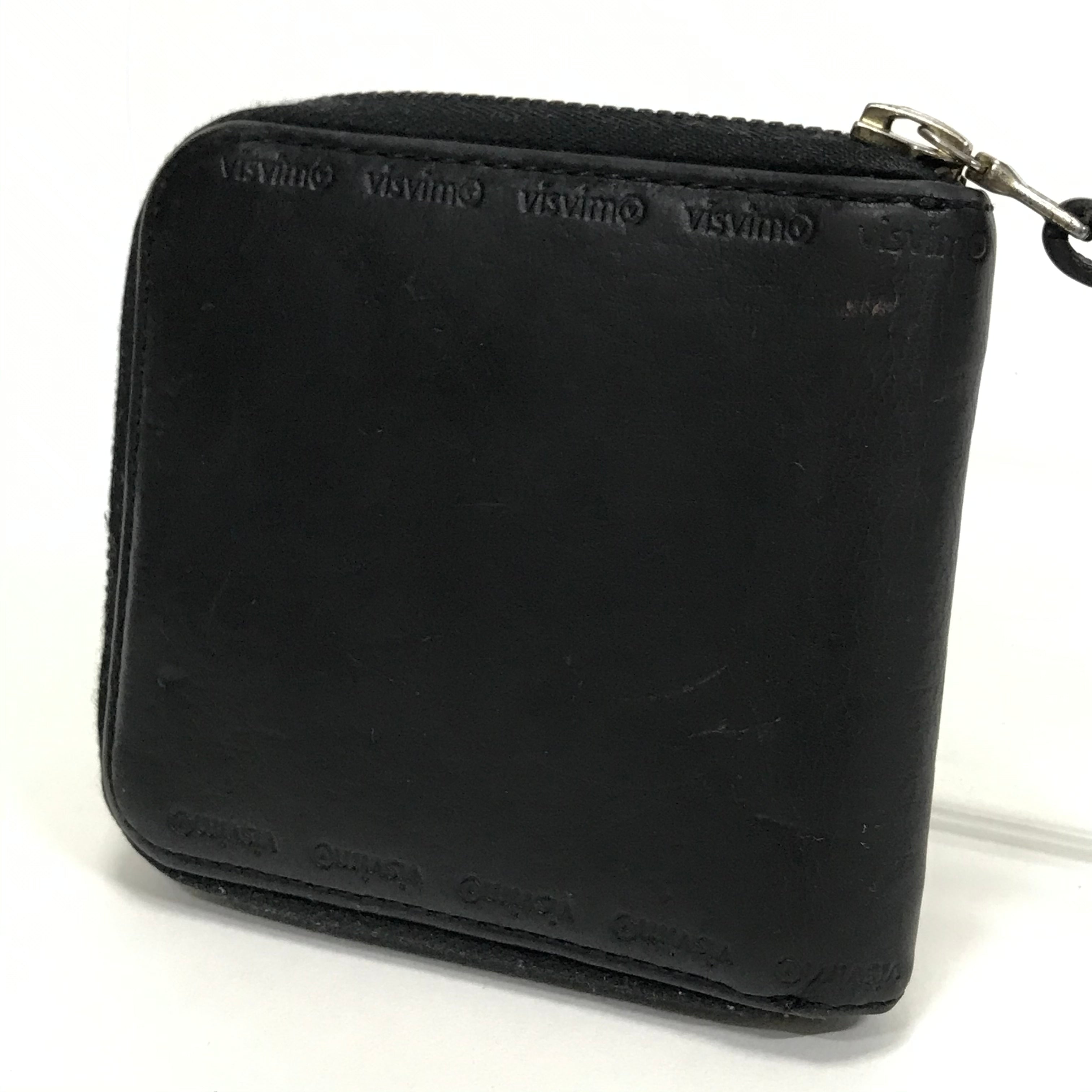 Visvim Leather Bi-Fold Zip Wallet – StylisticsJapan.com