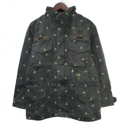 [M] WTAPS STUSSY Skull Camo M-65 Jacket