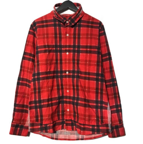 2022超人気 Supreme Undercover undercover Flannel Shirt Shirt Red