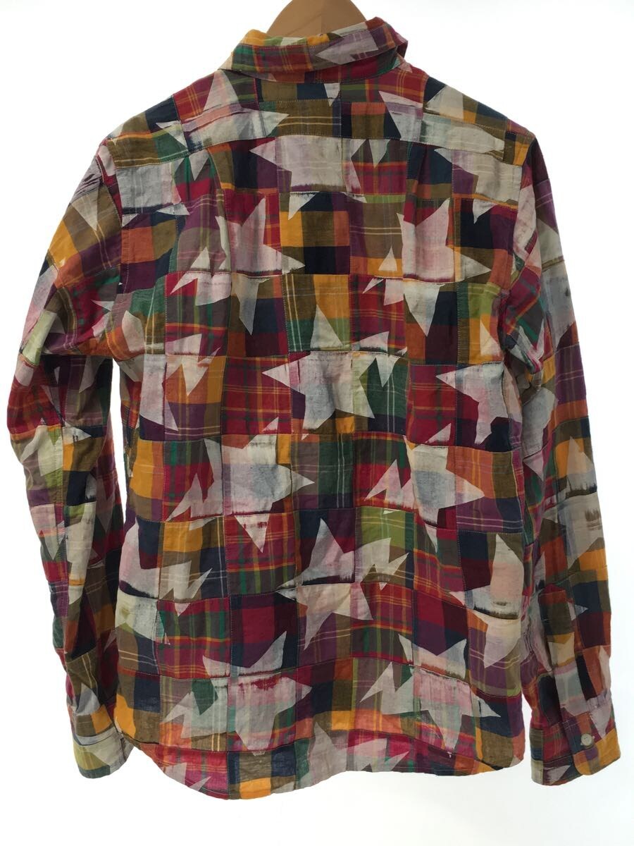 [M] A Bathing Ape Bape Patchwork Plaid L/S Shirt B