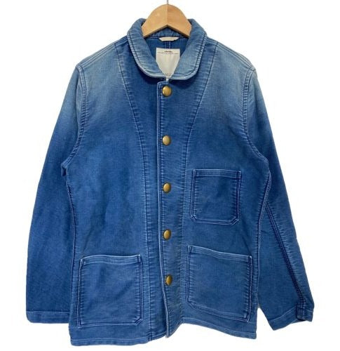 M] Visvim 13AW Cunningham Smock Damaged Moleskin Indigo