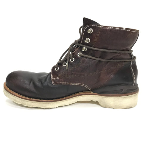 9.5] Visvim Virgil Boots Folk Kngr ( Kangaroo ) Dark Brown