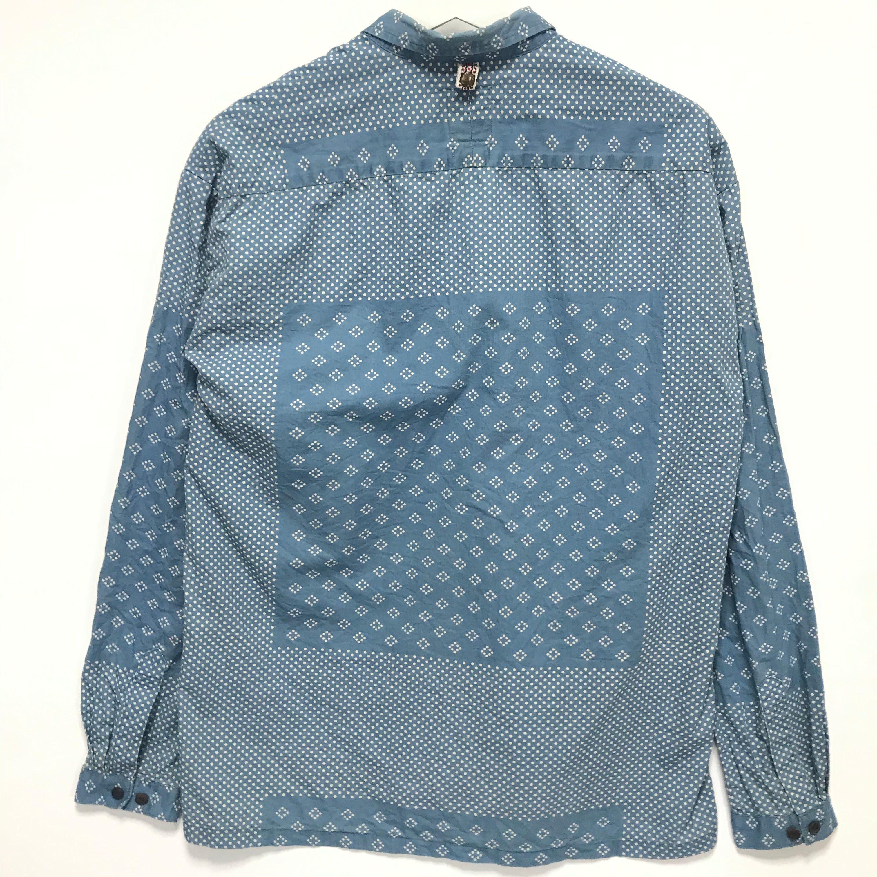 [S] VISVIM 14SS Kerchief Dots Tunic Shirt Blue – StylisticsJapan.com