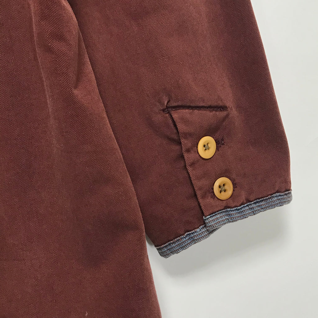 当店限定販売】 14aw visvim MIES COAT BURGUNDY 2 ステンカラーコート