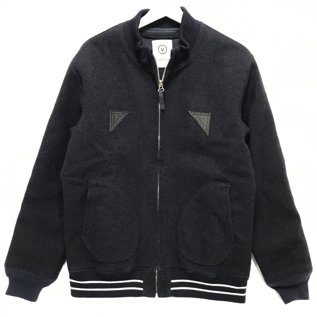 L] Visvim Harris Tweed Gore Windstopper Wool Mechanics Jacket