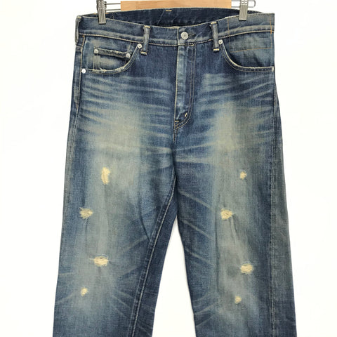 33 x 32] VISVIM Social Sculpture Damaged Selvedge Denim Jeans