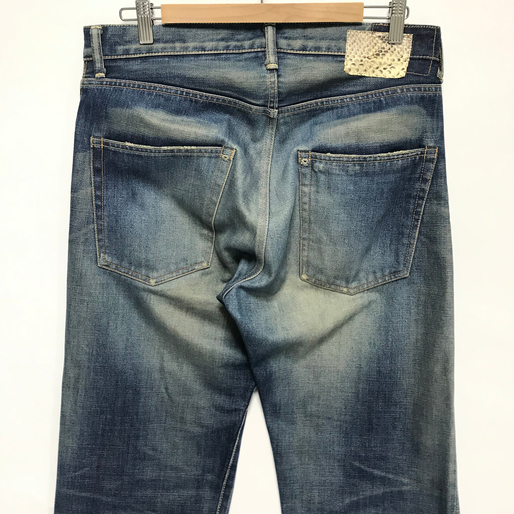33 x 32] VISVIM Social Sculpture Damaged Selvedge Denim Jeans