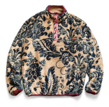 [S or M] DS! Kapital Damask Virgin Mary Snap Pullover Fleece Jacket