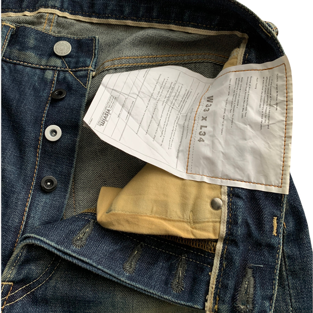 visvim FLUXUS serge de Nimes DENIM W34 【公式ショップ】 4940円引き