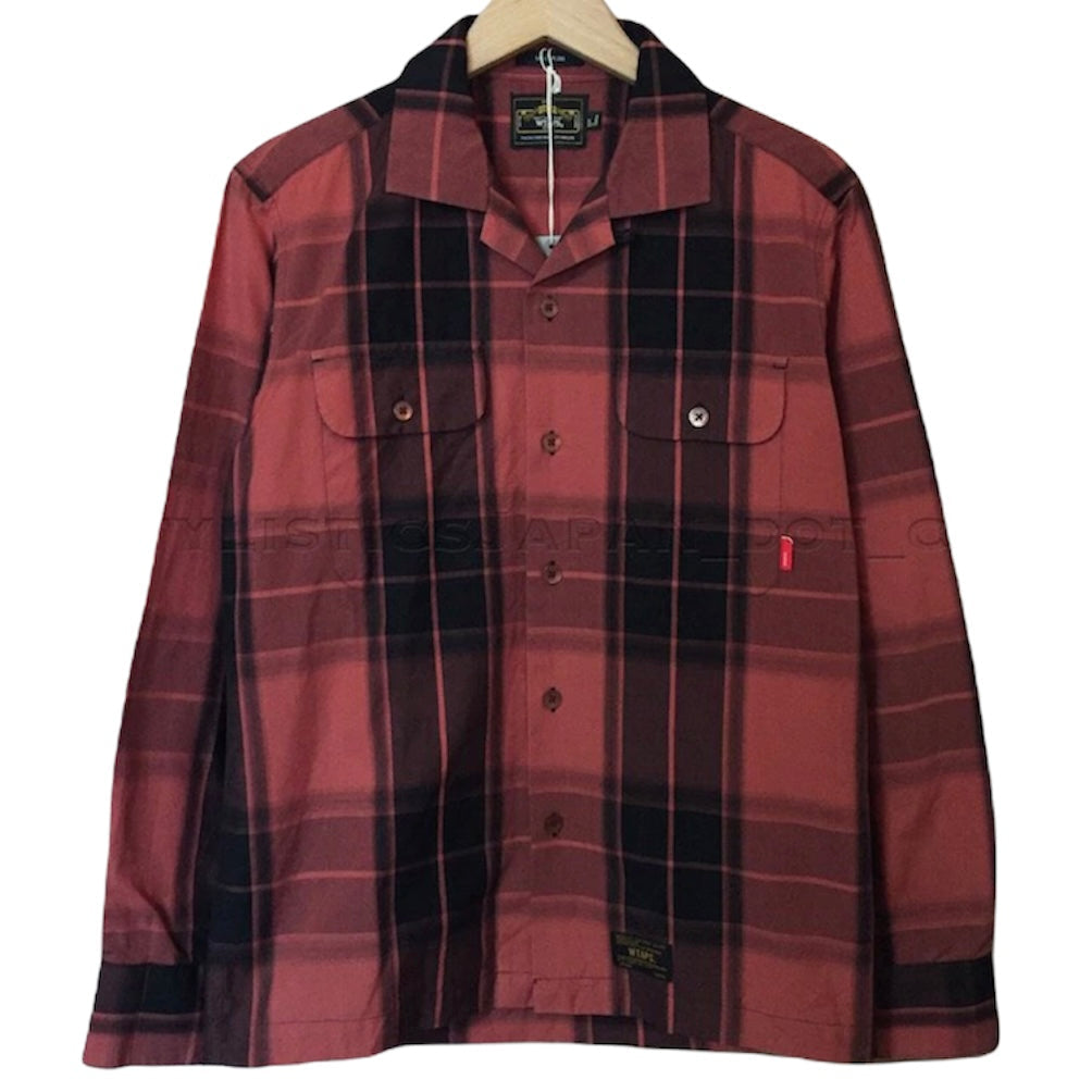 [S] DS! WTaps Vatos L/S Shirt Red Plaid