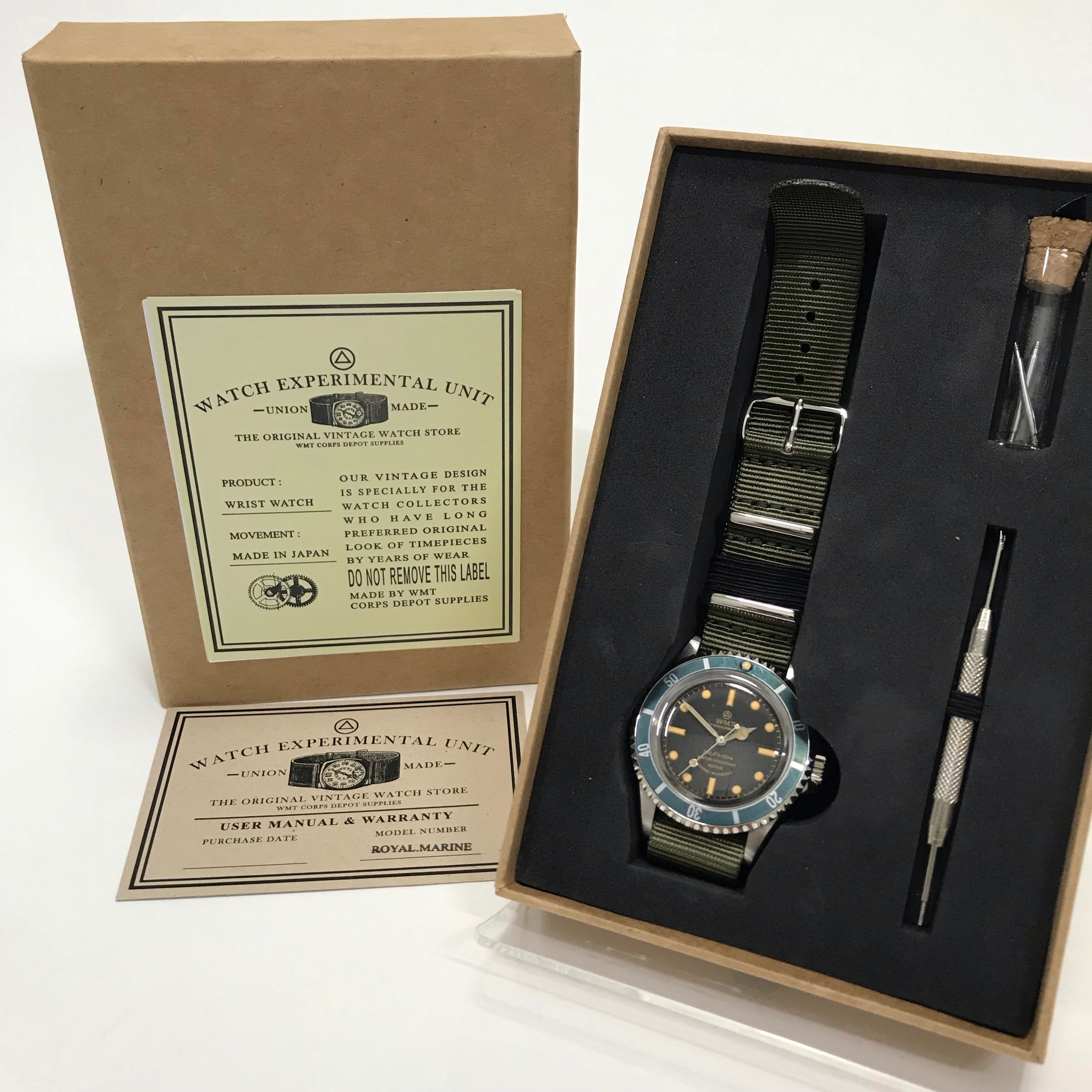 WMT WATCH ROYALMARINE GHOSTGILT ゴーストベゼル 腕時計(アナログ