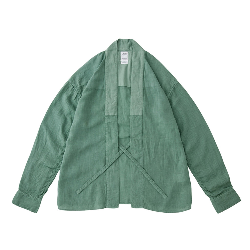 Size 4 / visvim noragi linen green lhamo | unimac.az