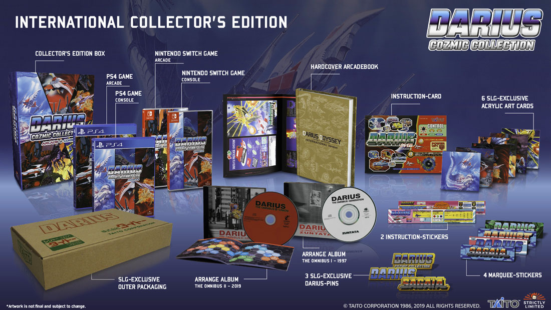 International Collector's Edition - Darius Cozmic Collection - What's inside the Box