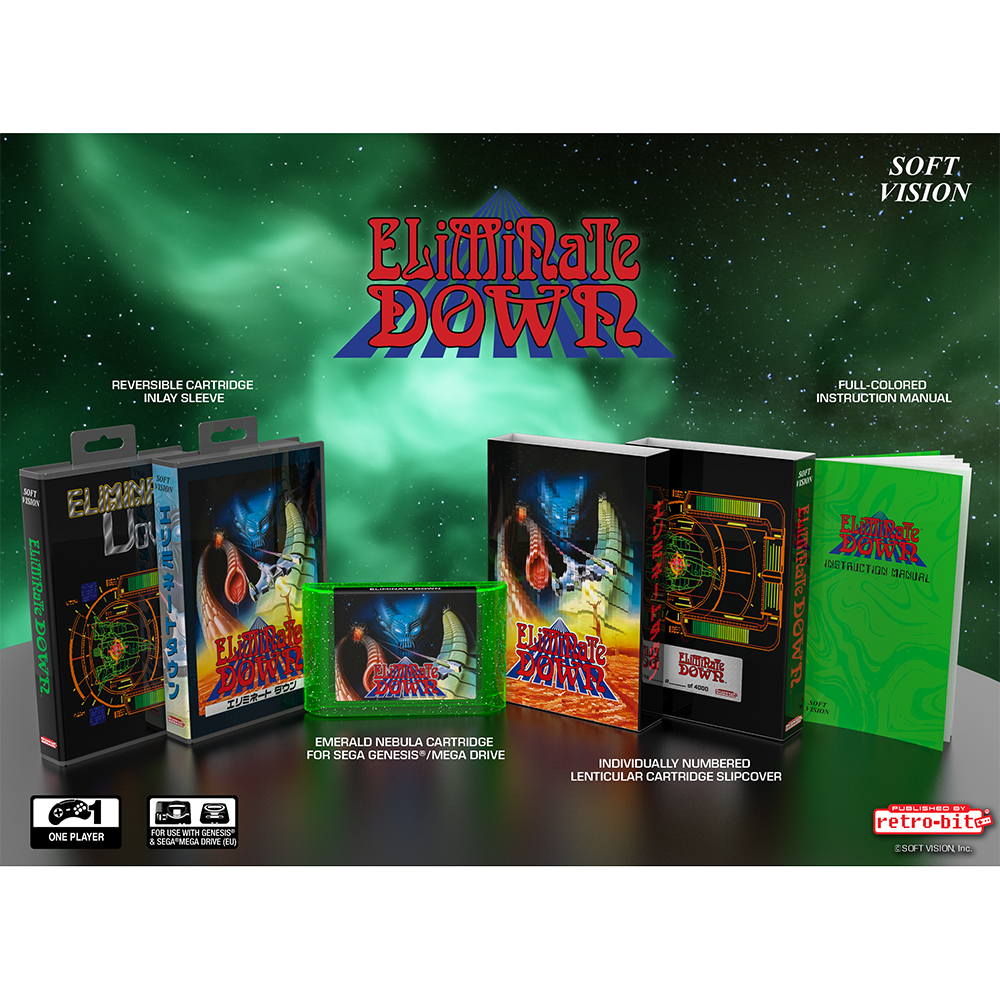 Eliminate-Down_Strictly-Limited_Games_retro-bit_SMD-SG_Collectors-Cartridge-Edition