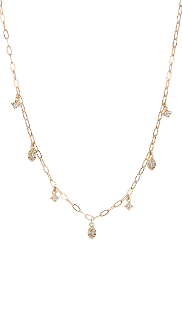 Vanessa Mooney Women's The Carmela Layered Necklace in Gold 1346