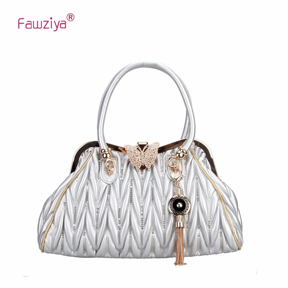 Buy Luxury Adjustable Strappy Zipper Closure Women Tote Hand Bag - Pink |  Fashion | DressFair.com