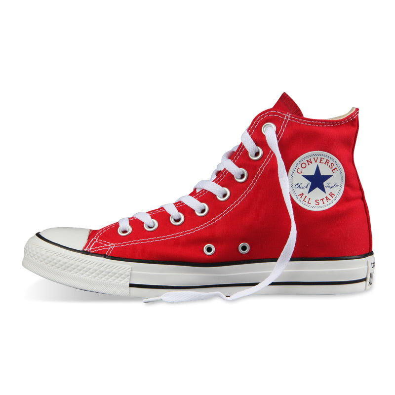 converse red canvas shoes