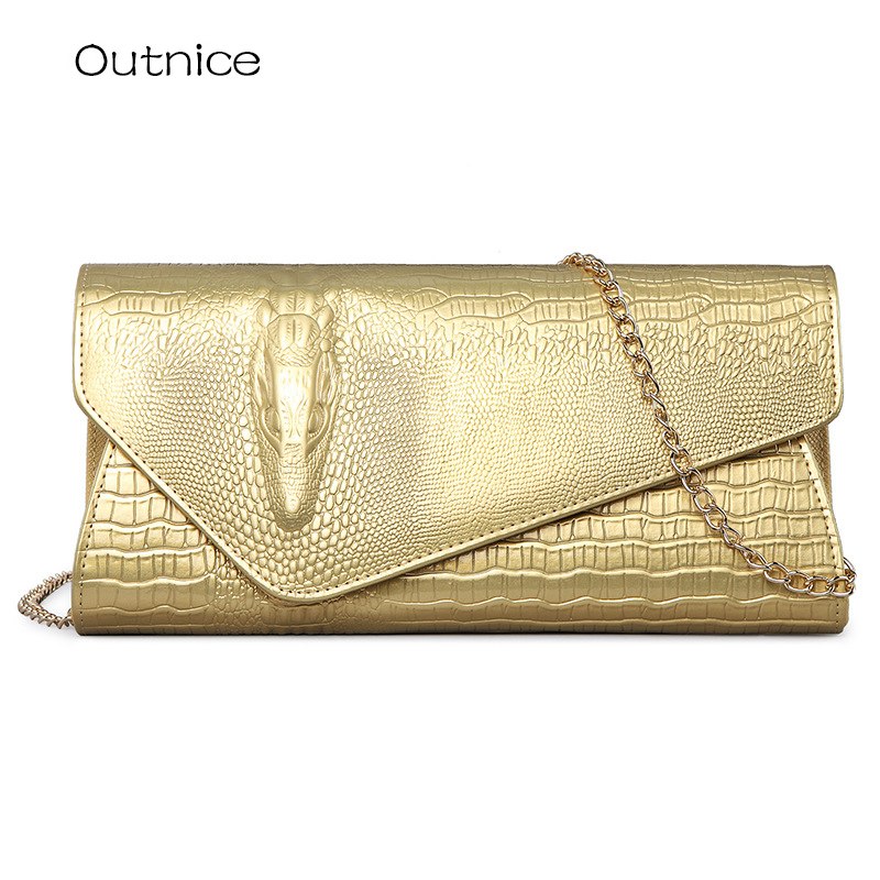 ladies gold bag