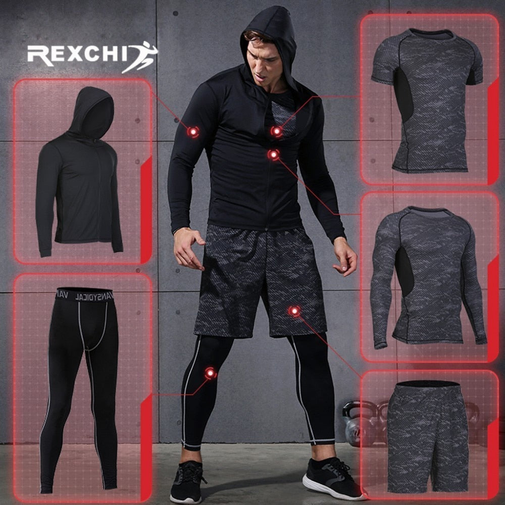 mens compression hoodie