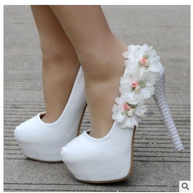 white glitter wedding shoes