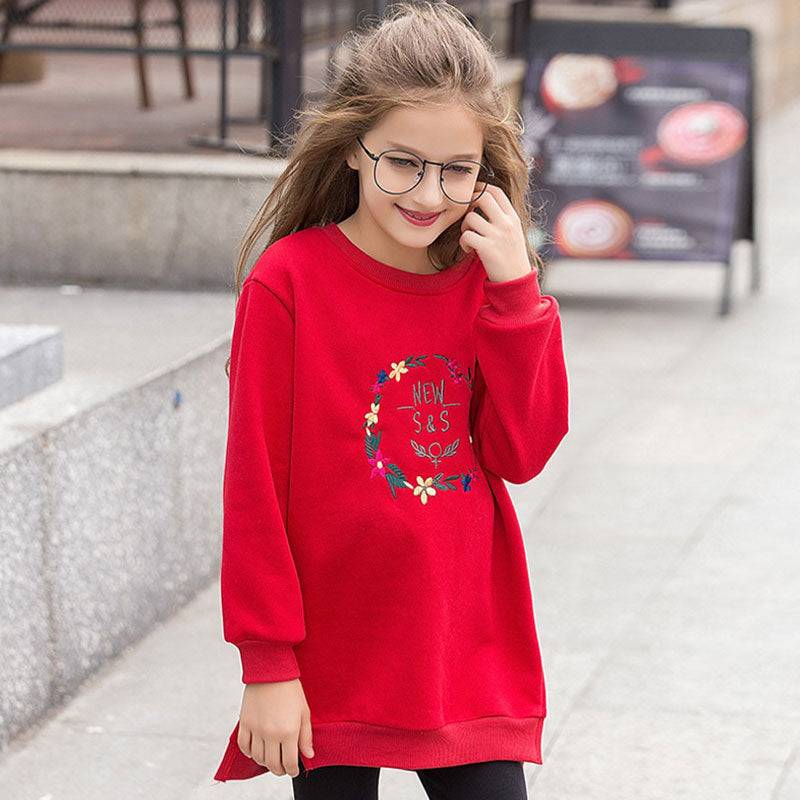 winter t shirt for girls