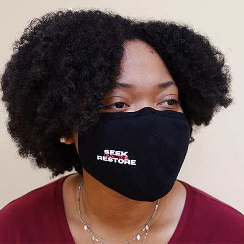 Mask: Restore-Seek SAVE Restore - Black – From the Heart Church Ministries®