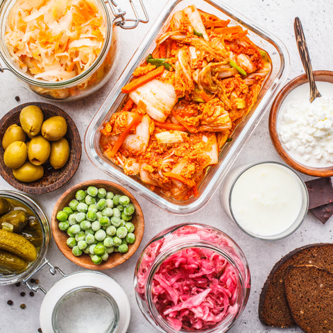 Pickles, sauerkraut, miso soup, kefir, tempeh, and sourdough bread all contain probiotics that can help relieve eczema.