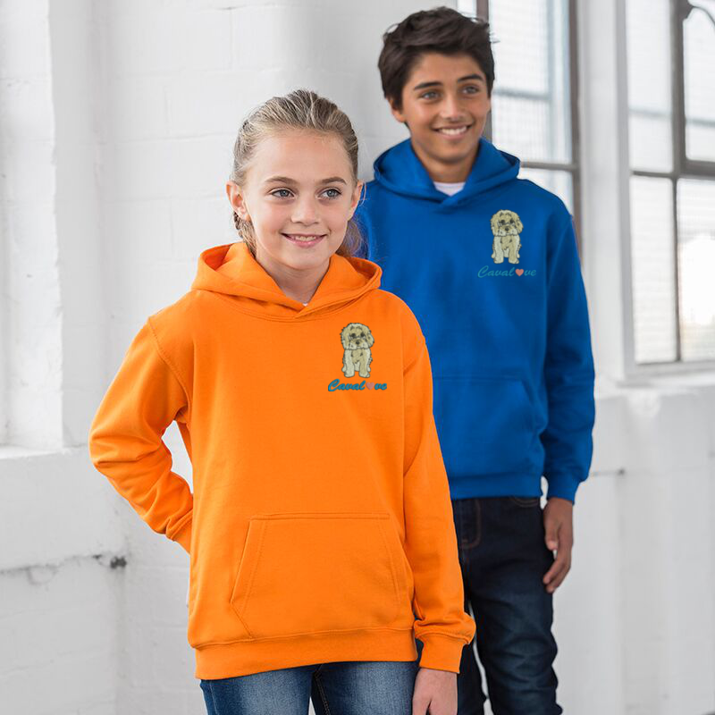 kids orange sweatshirt