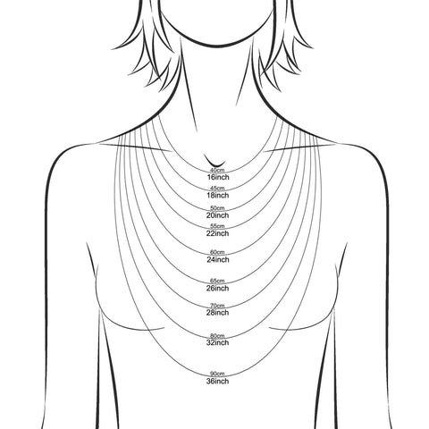 TimJeweler necklace length