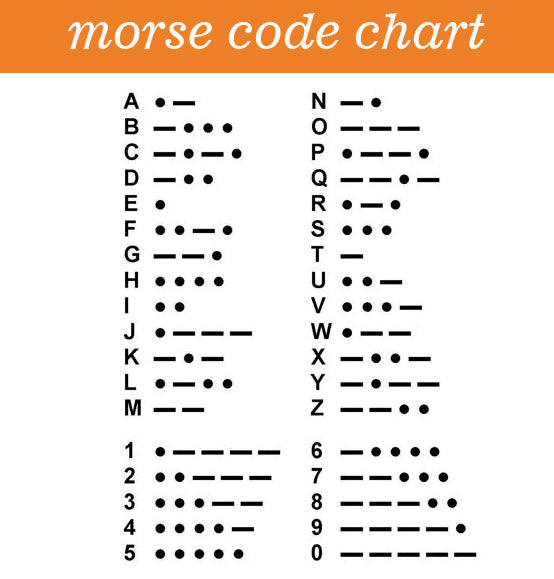 i love you in morse code