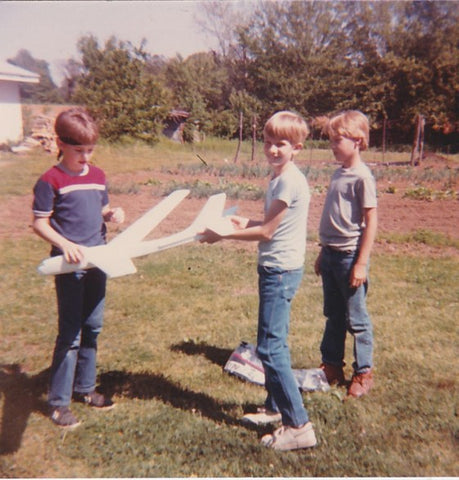 The country was pretty barren of other kids to hang out with, but on occasion I would spend time roaming around with my friends Chris (middle) and Kevin (right). Notice I am undoubtedly the leader as I am all “Ramboed” up with my bandana!