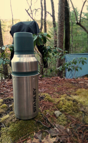 The whole system is pretty compact. Not much larger than the size of a Stanley Thermos. The lid separates into two different cups for sharing your coffee, if you’re into that sort of thing.