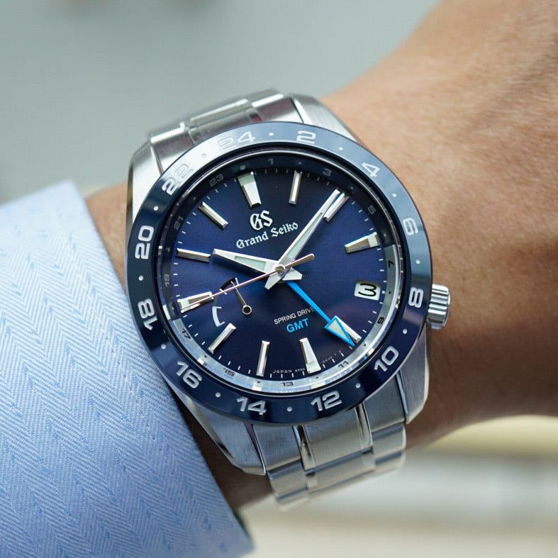 Grand Seiko SBGE255  Sport Collection Spring Drive GMT 2020 Blue Dial  – C&C