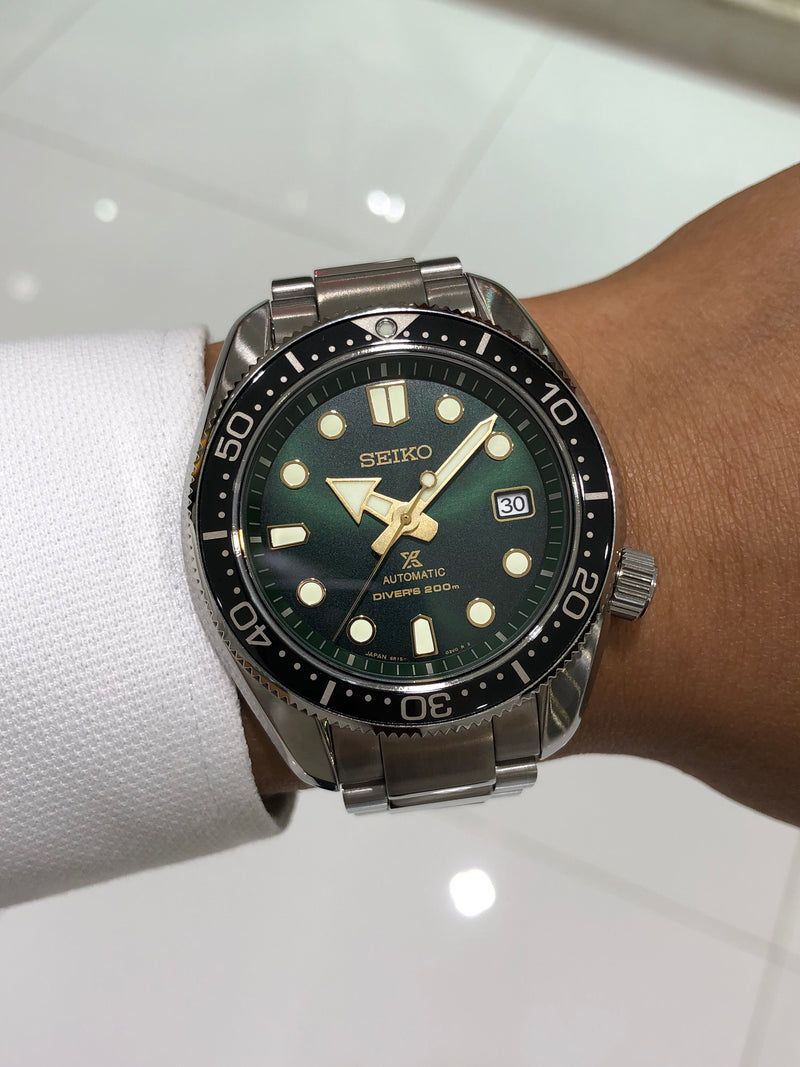 Seiko Prospex Automatic Dive Watch SPB105 Green Dial – C&C