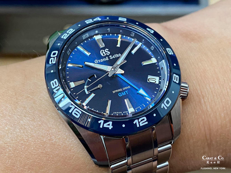 Grand Seiko SBGE255 40.5mm Sport Collection Spring Drive GMT 2020 Blue ...