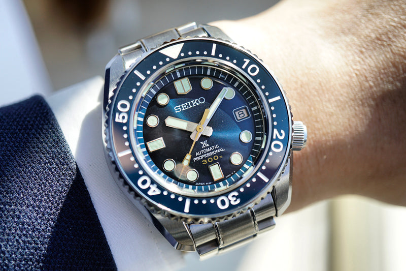 seiko diver blue dial