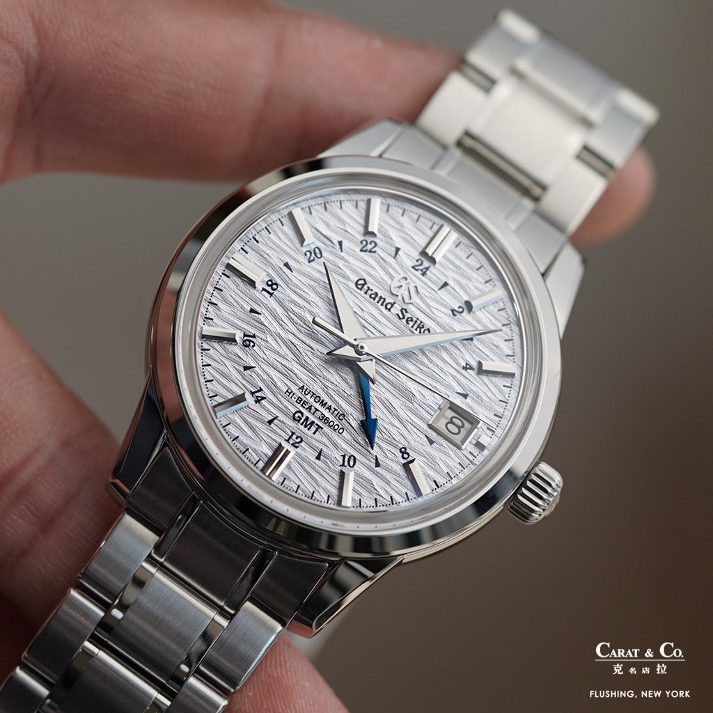 Grand Seiko SBGJ249 Shosho Summer Light Blue Hi-Beat GMT Seasons – C&C