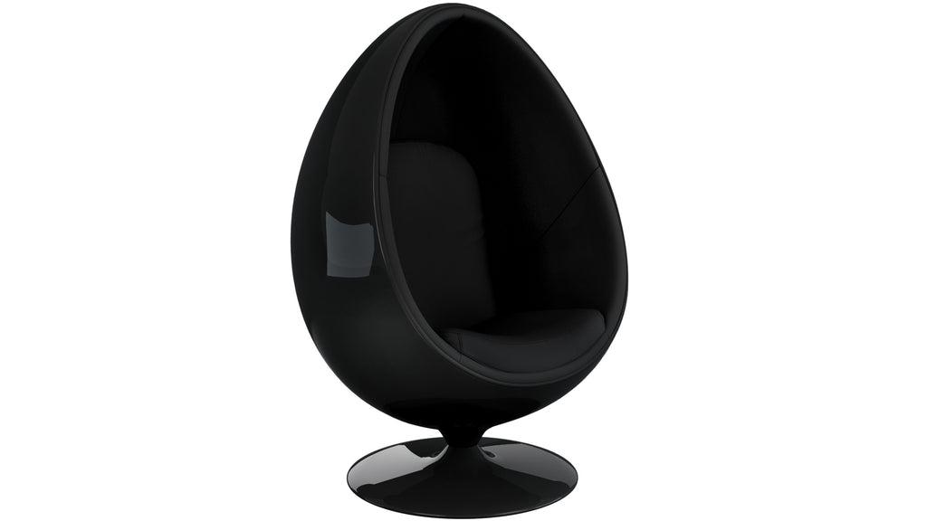 Volgen Tolk Voorafgaan Easter Egg Chair, Black Shell |360º Swivel Chair – Modholic